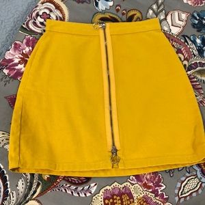 UO zip front mini skirt